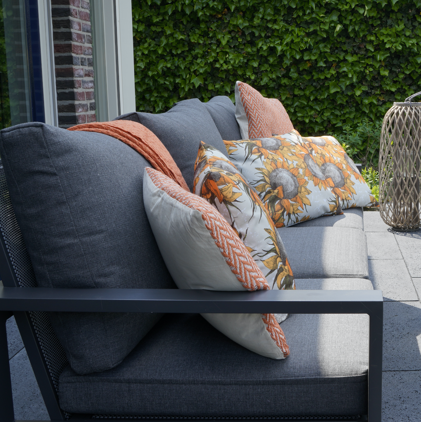 Loungebank Pina Colada | Grijs