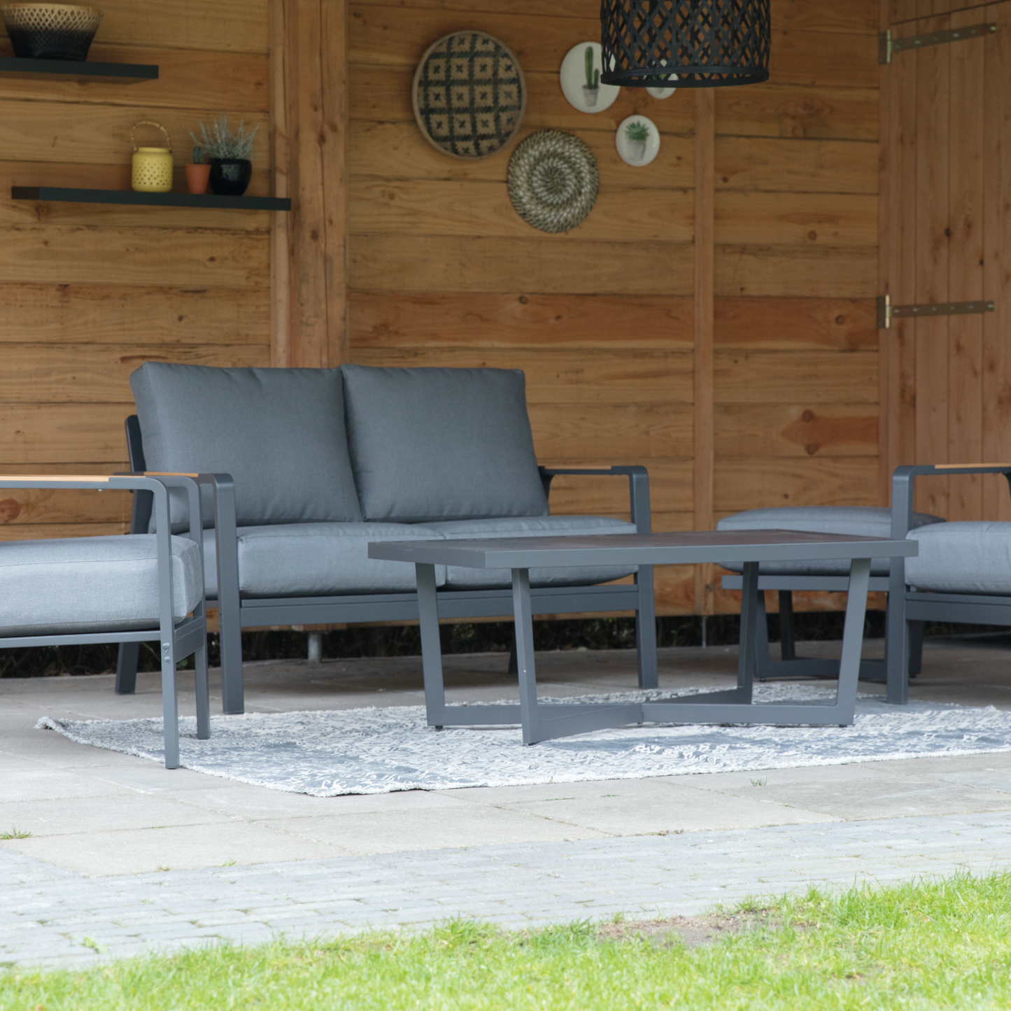 Loungebank Mai Tai | 2-personen | Grijs