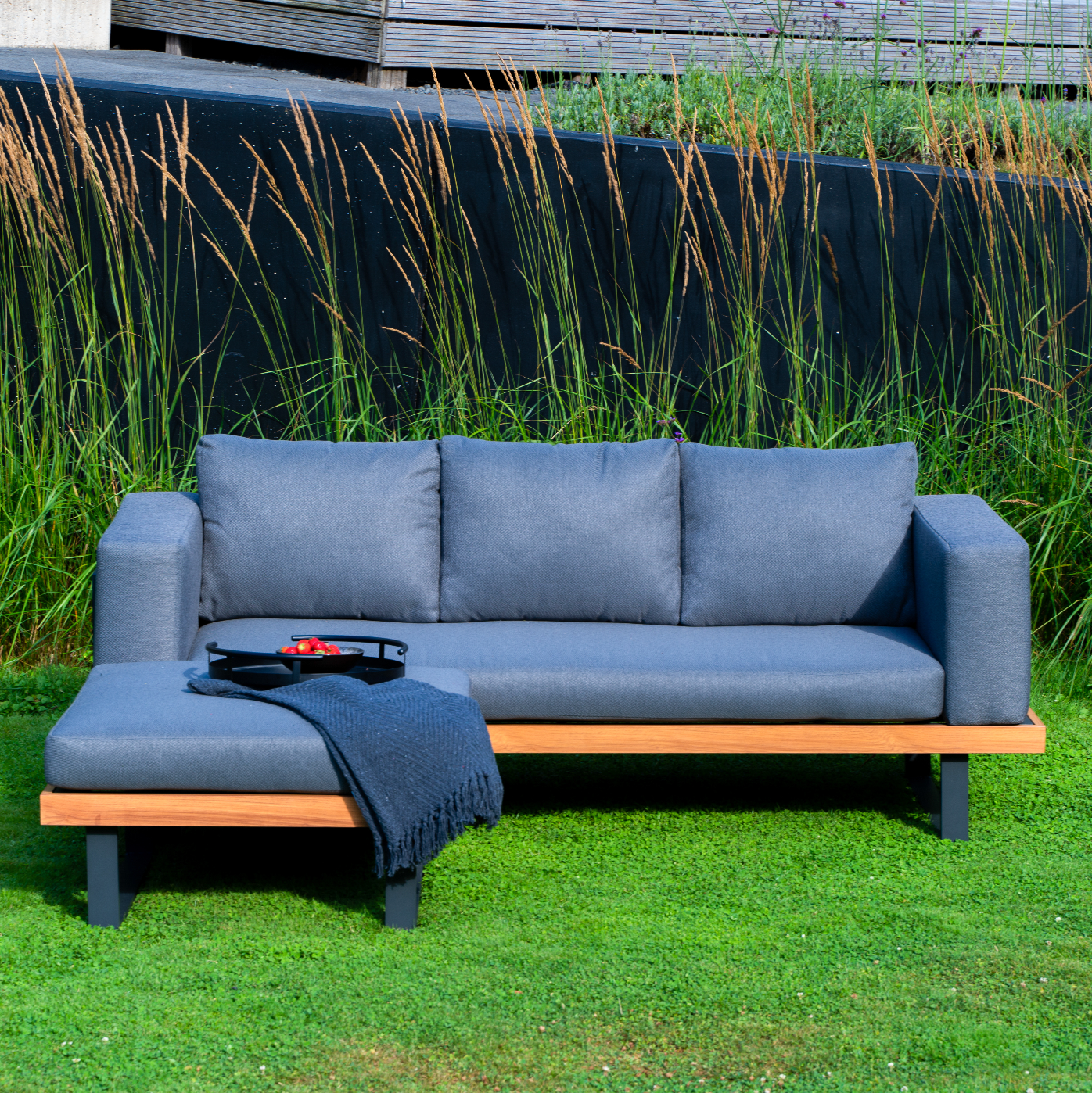 Loungehoekset Granada | Antraciet