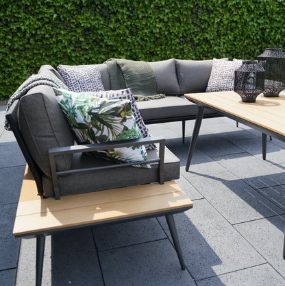 Hoekbank Dining Arezzo | Naturel Teaklook