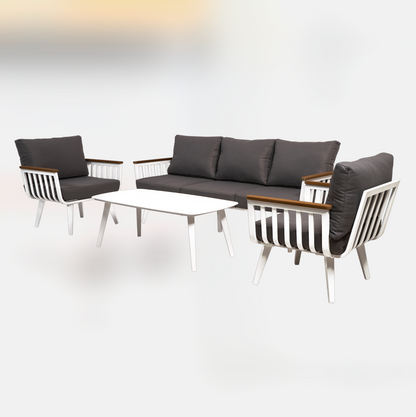 Loungeset Barbados | Antraciet