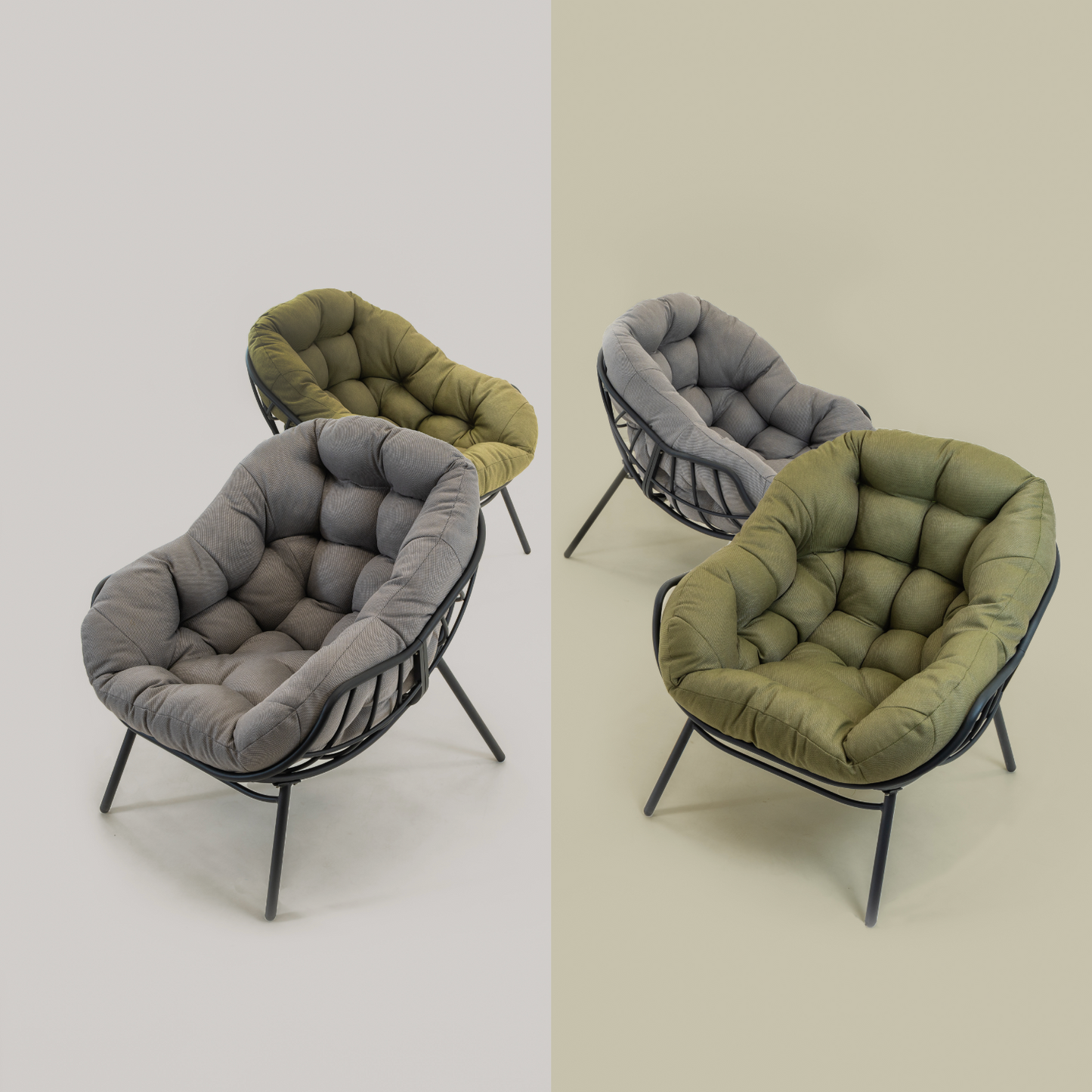 Loungestoel Cozy | Groen