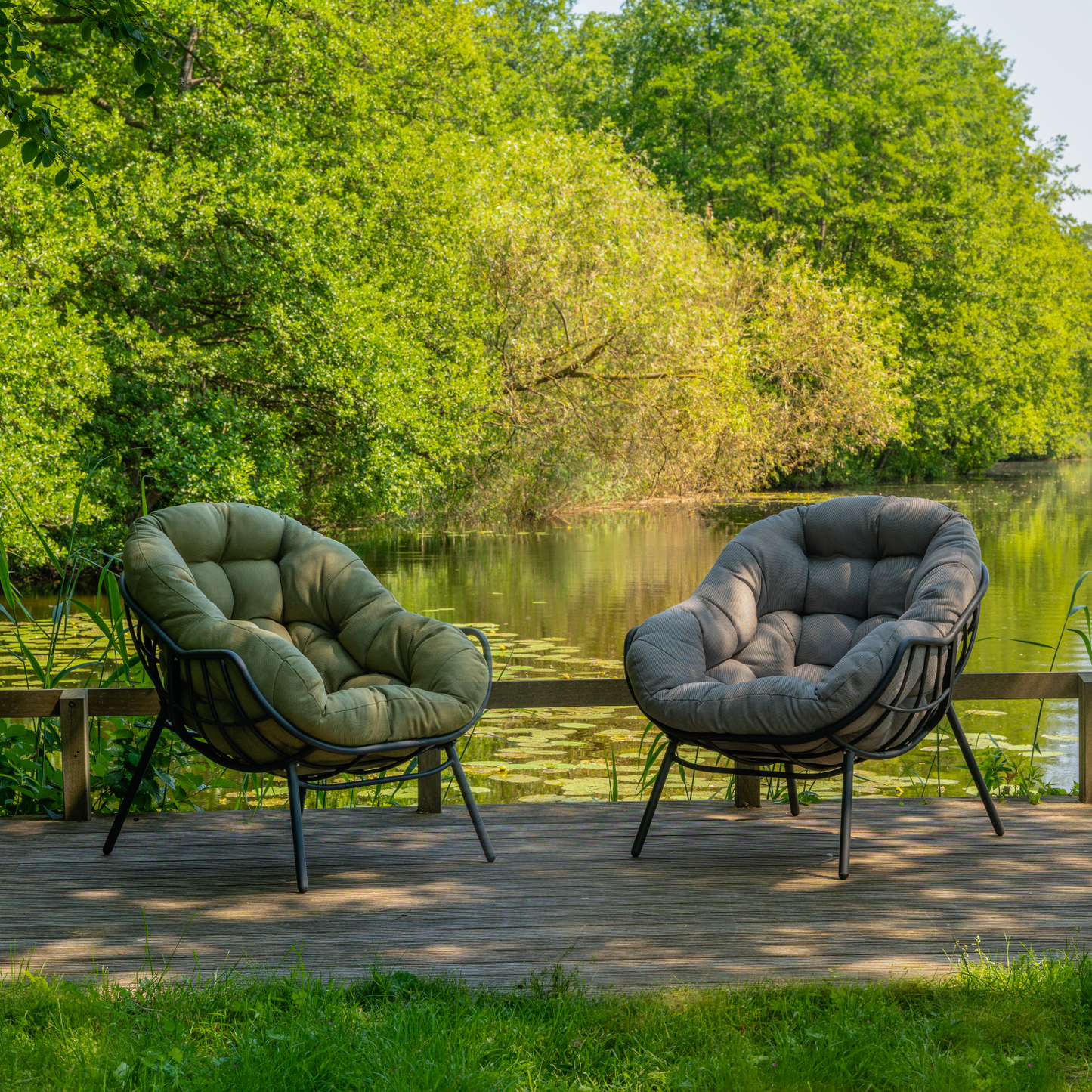 Loungestoel Cozy | Groen