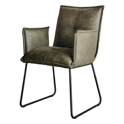 Eetkamerstoel Seda | Met armleuning | Fabric Cherokee