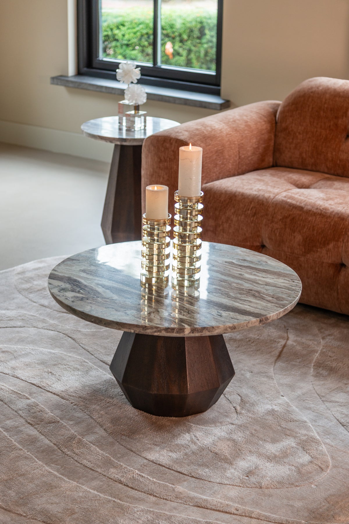 Salontafel Oberoy beige mangohout
