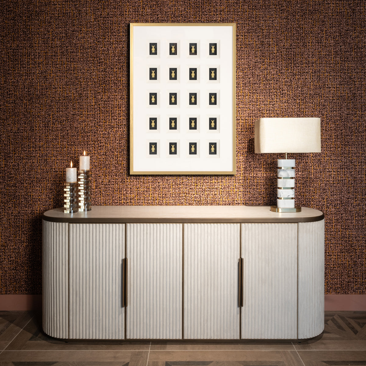 Dressoir Tivoli wit eiken fineer