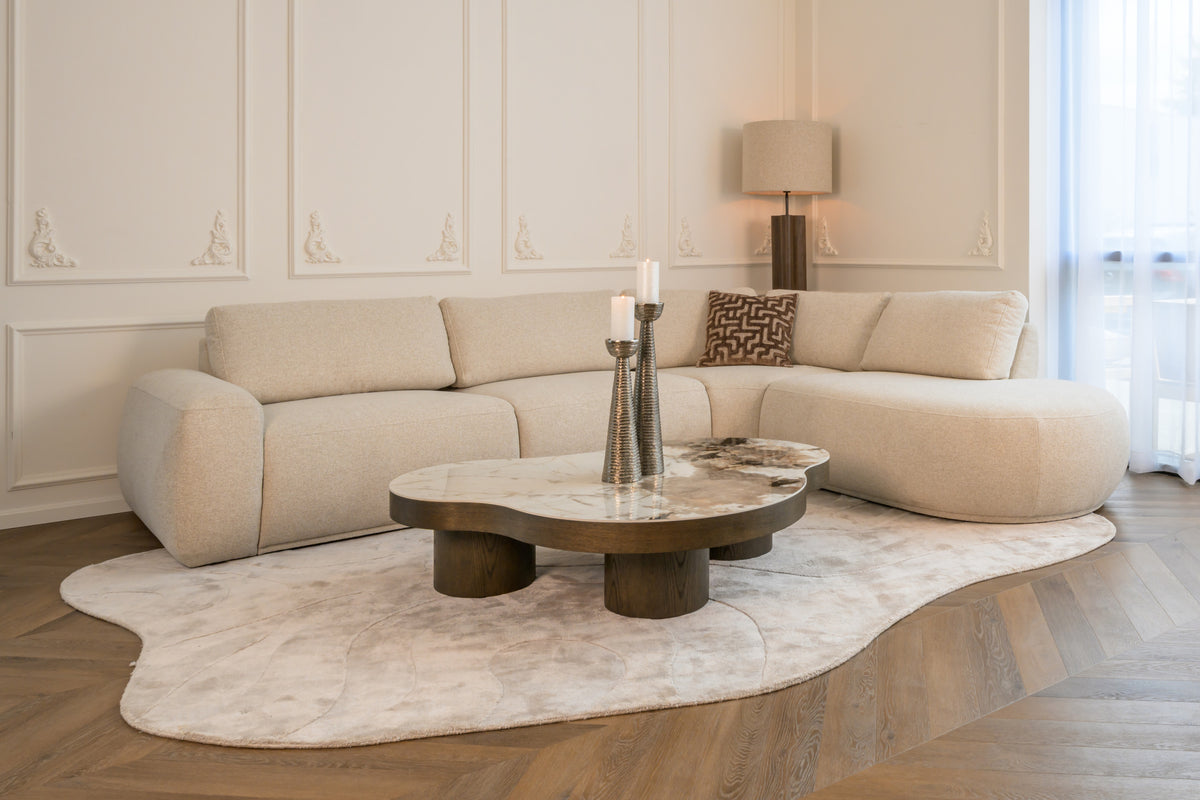 Salontafel Langford bruin mdf in een interieur