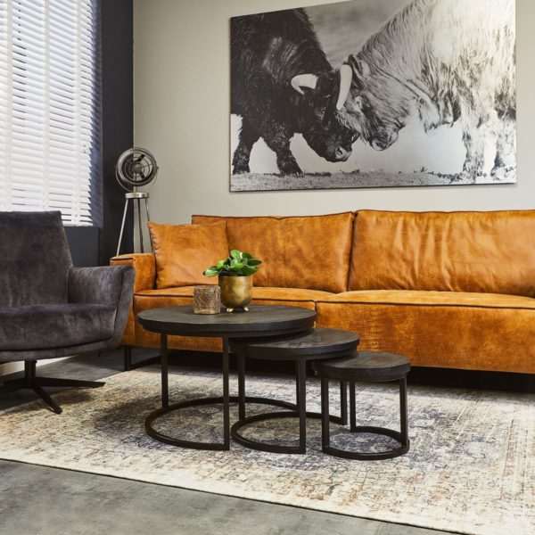 Salontafel Yara | Set van 3 | Black