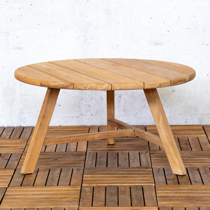 Bijzettafel Woody | Naturel Teakhout