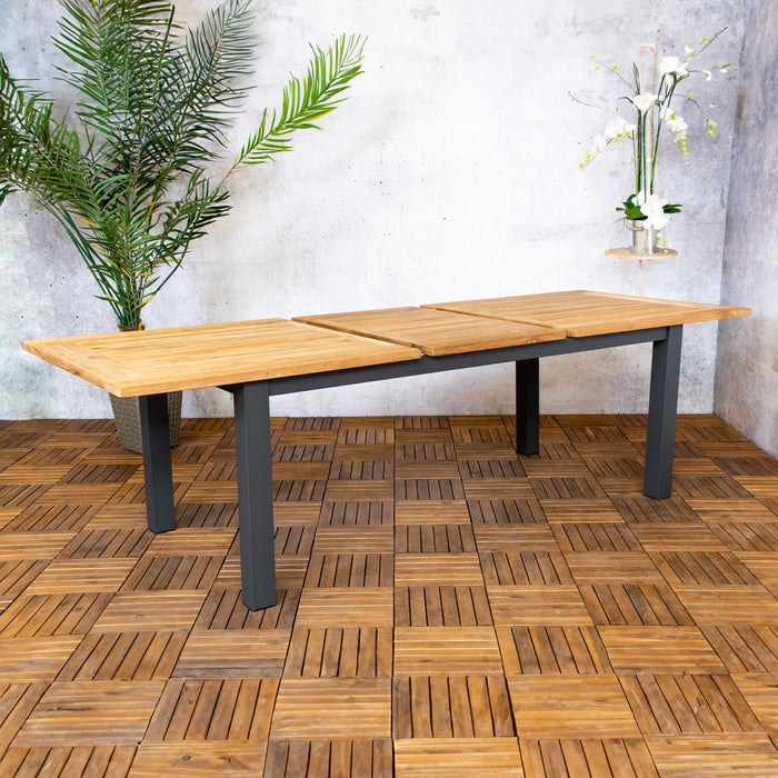 Tuintafel Aberdeen | Uitschuifbaar | Naturel Teakhout