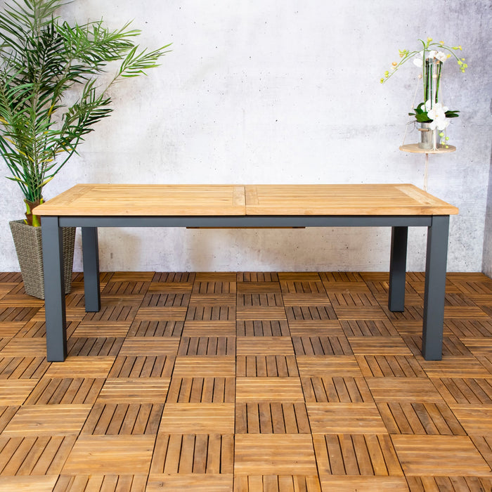 Tuintafel Aberdeen | Uitschuifbaar | Naturel Teakhout