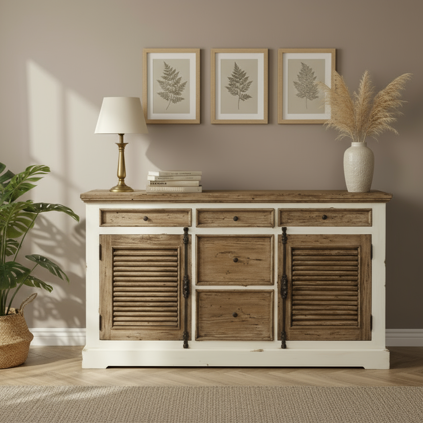 Dressoir Amanda | Wit