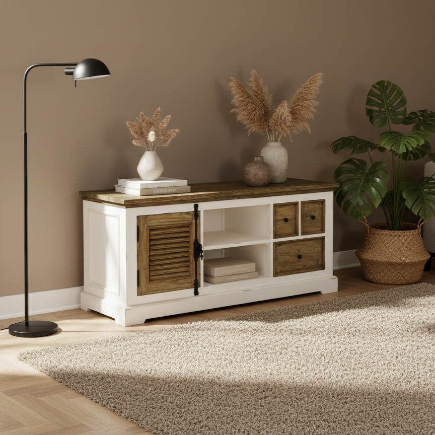 Tv-meubel Amanda | Wit