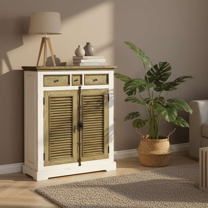 Ladekast Amanda | Wit