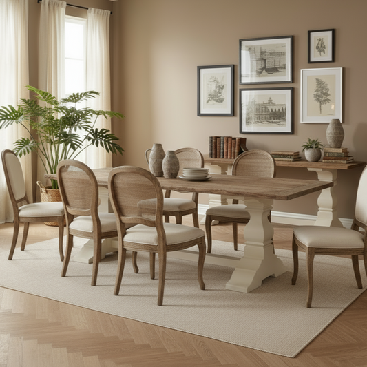 Eettafel Amanda | Wit