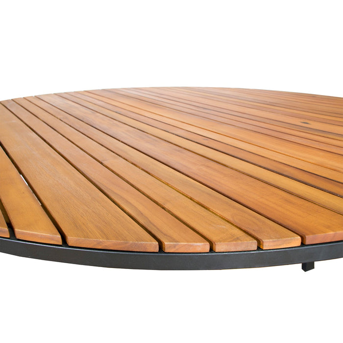 Tuintafel Dexter | Rond | Naturel Acaciahout