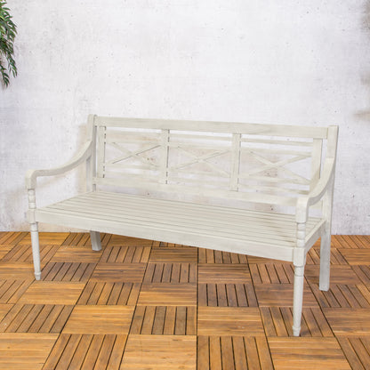 Tuinbank Louis | Grijs Acacia