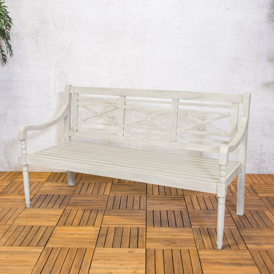 Tuinbank Louis | Grijs Acacia