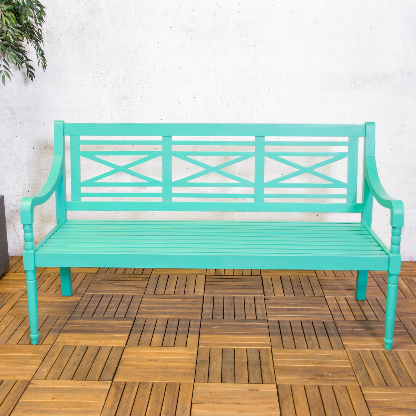 Tuinbank Louis | Turquoise Acacia