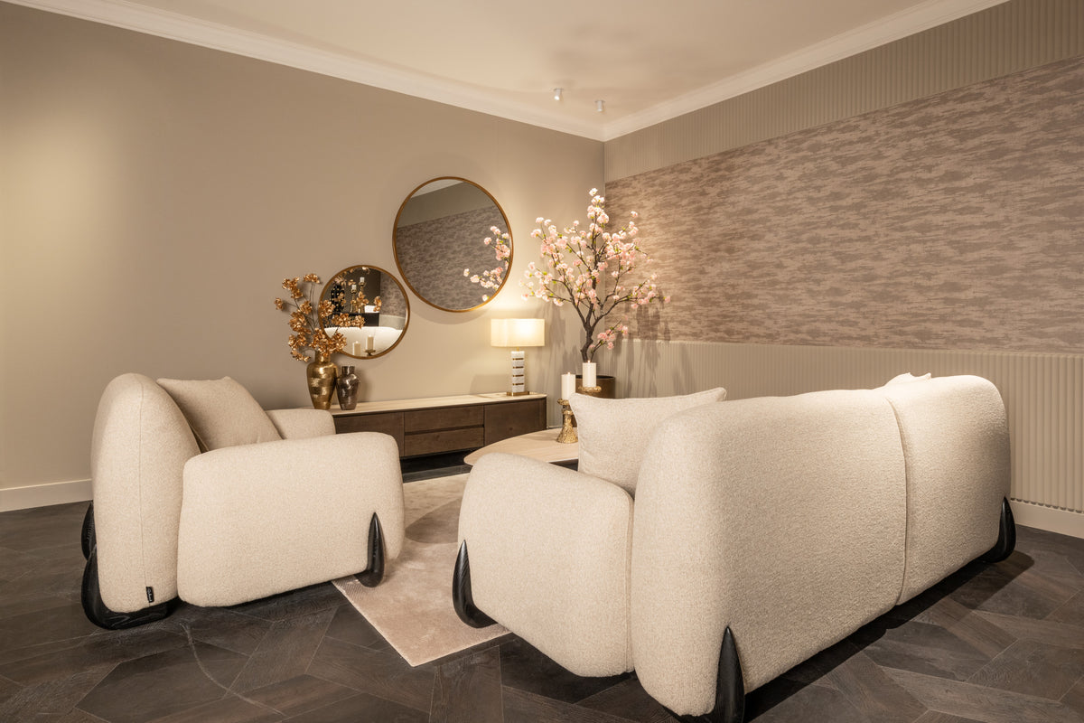 Salontafel Ritz zwart metaal in een interieur