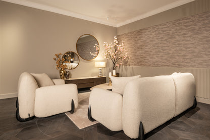 Salontafel Ritz zwart metaal in een interieur