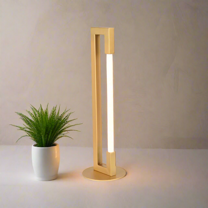 Tafellamp Futuro | Goud Metaal