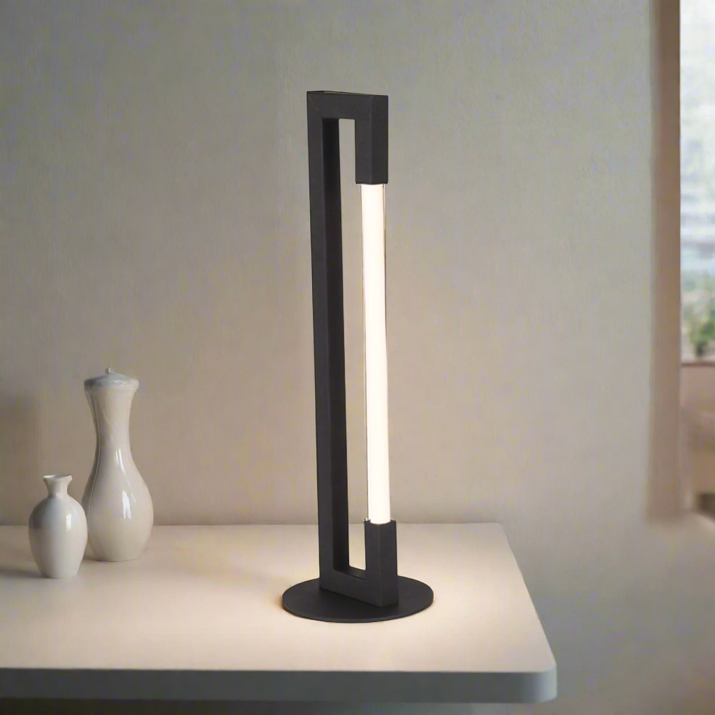 Tafellamp Futuro | Zwart Metaal