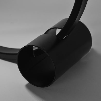 Tafellamp Ring | Zwart Metaal