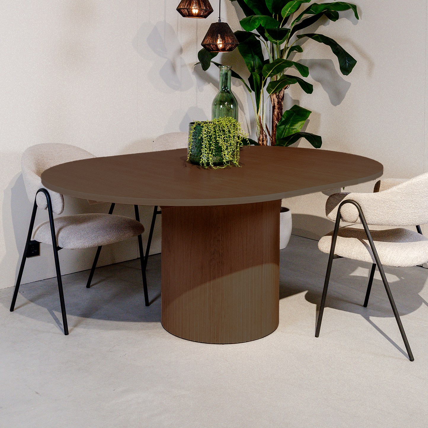 Eettafel Oliva | Uitschuifbaar | Eikenhout