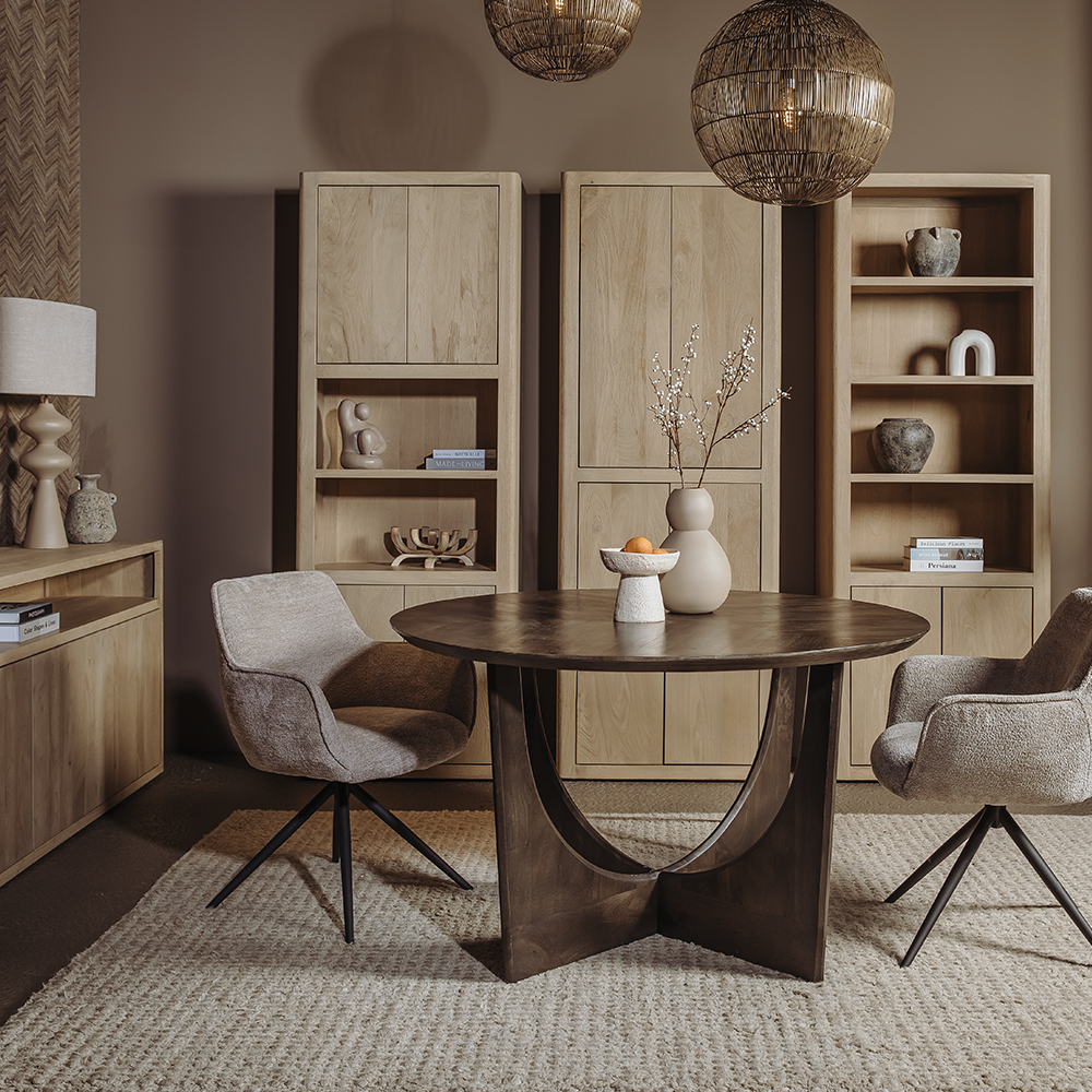 Eetkamerstoel Fondo | Taupe | Magazijn leegverkoop — Algemene Sfeerfoto