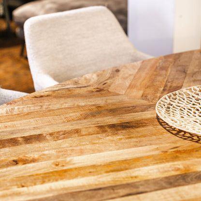 Trivero Eettafel | Naturel Mangohout