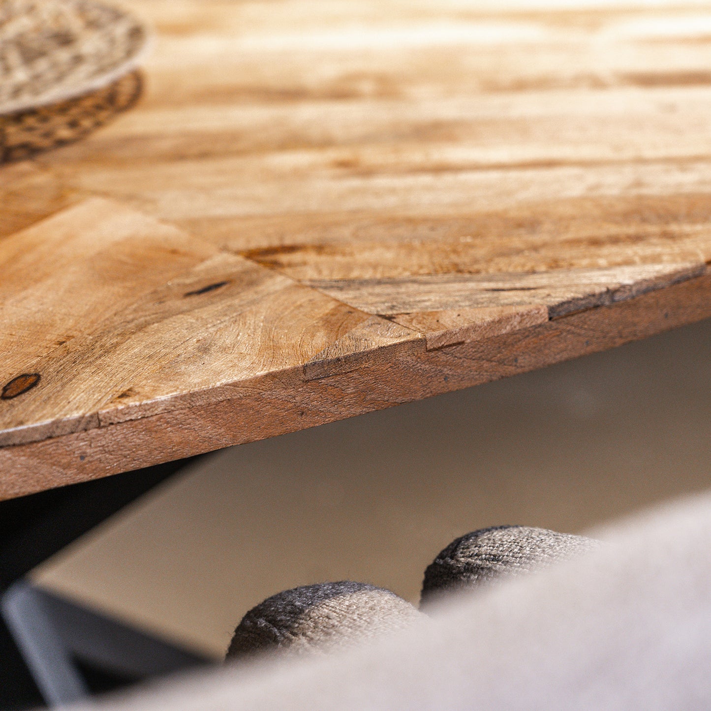 Trivero Eettafel | Naturel Mangohout