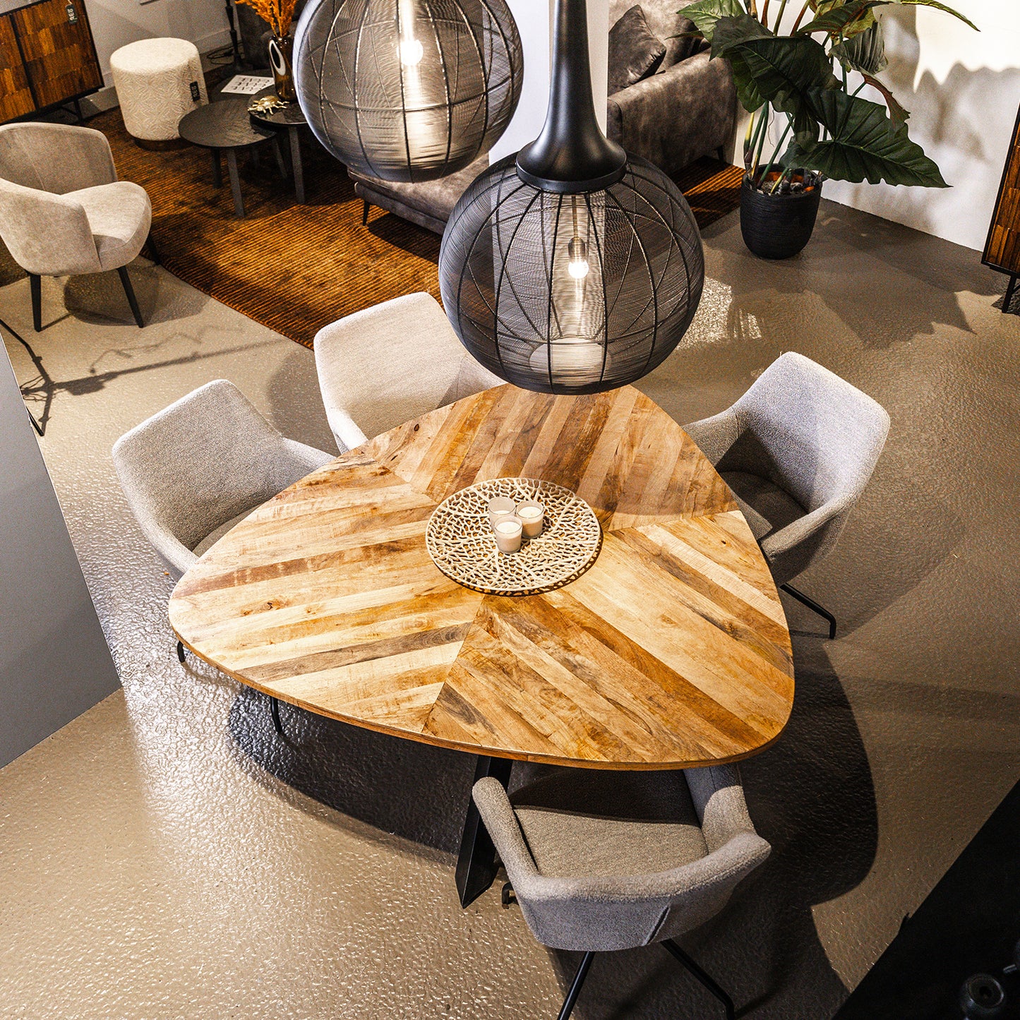 Trivero Eettafel | Naturel Mangohout