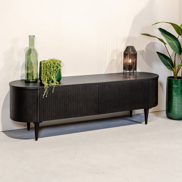 TV-Meubel Oliva | Zwart Eikenhout