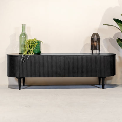 TV-Meubel Oliva | Zwart Eikenhout