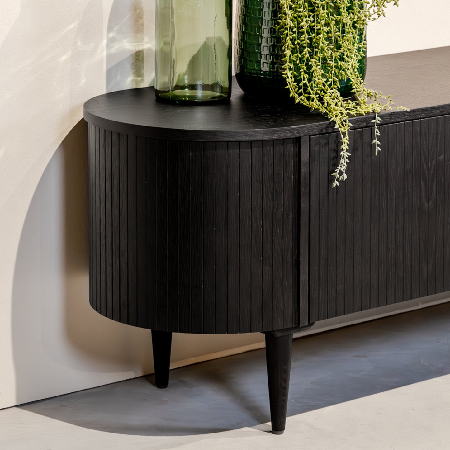 TV-Meubel Oliva | Zwart Eikenhout