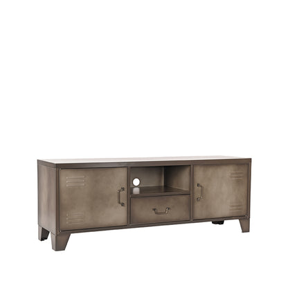 Tv-meubel Fence | Grijs Metaal