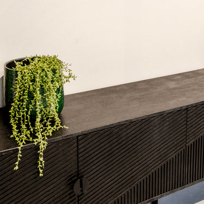 TV-Meubel Cotia | Zwart Mangohout