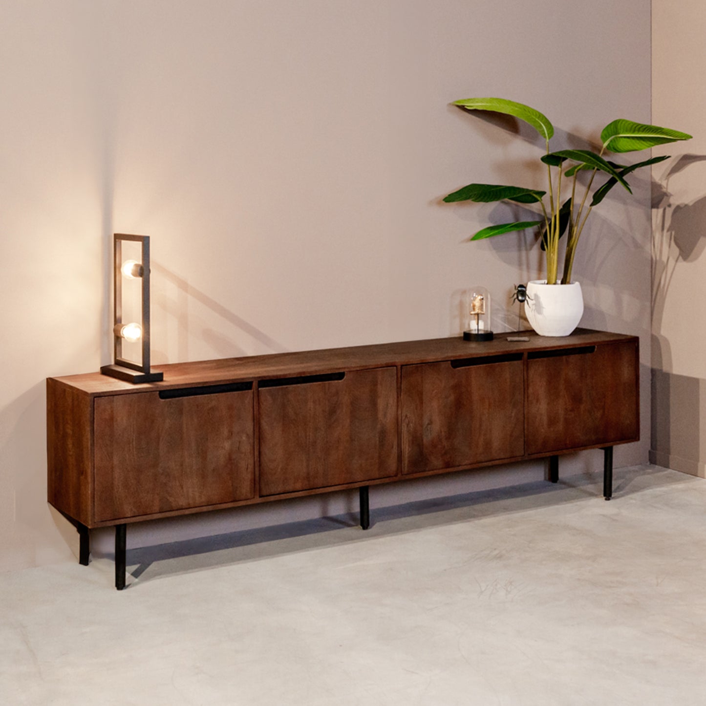 TV-Meubel Rio | Espresso Mangohout