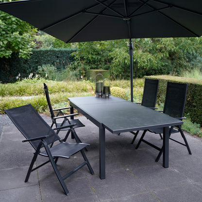 Uittrektafel Carcassonne | Zwart Keramiek