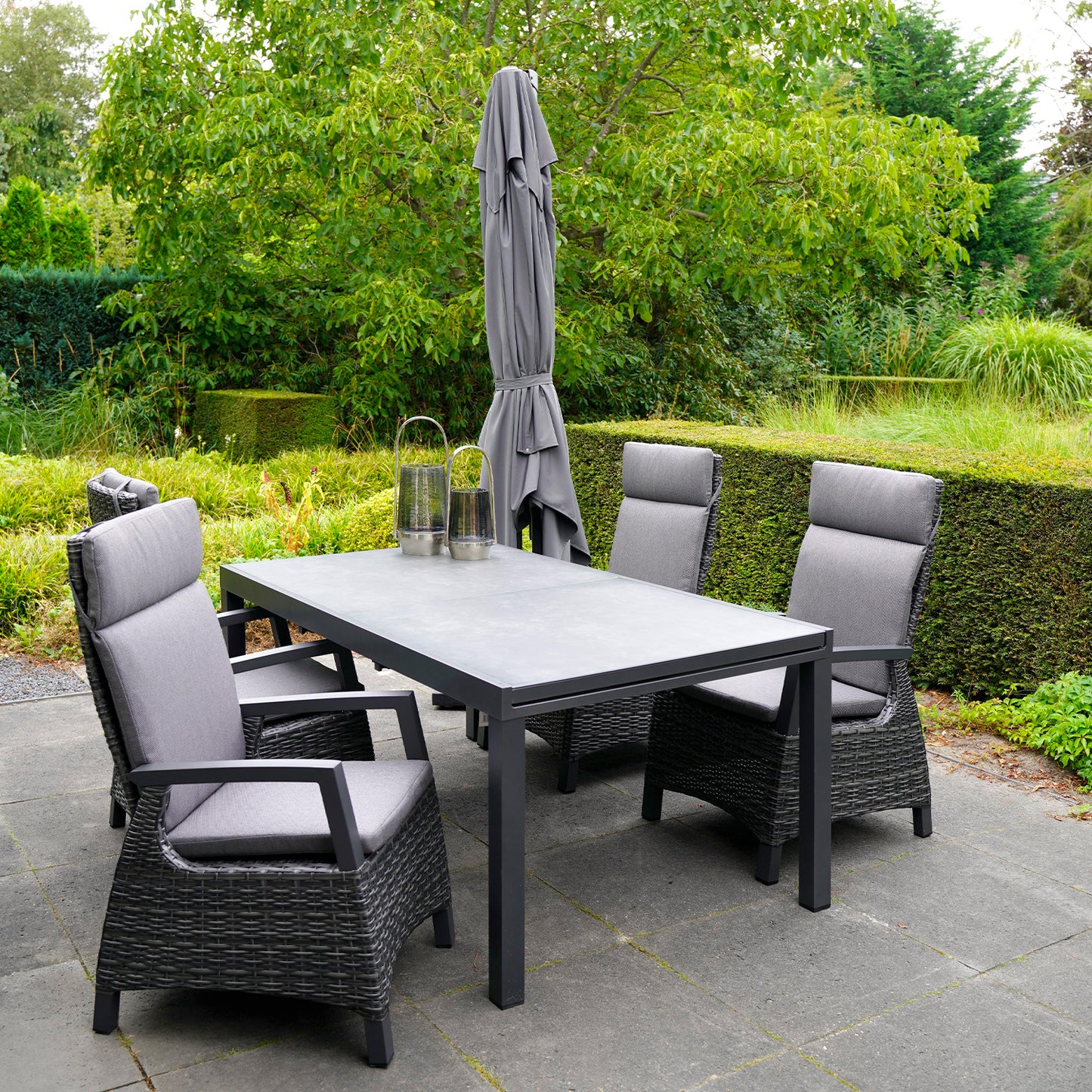 Uittrektafel Carcassonne | Zwart Keramiek