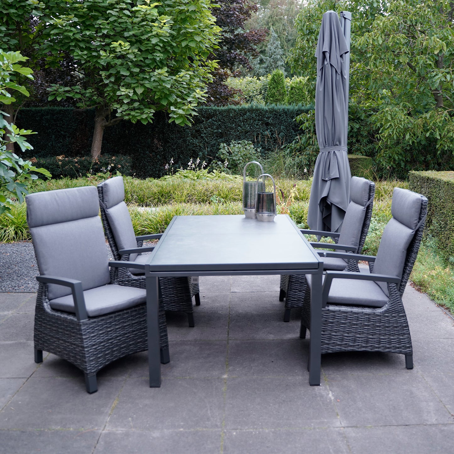 Uittrektafel Carcassonne | Zwart Keramiek