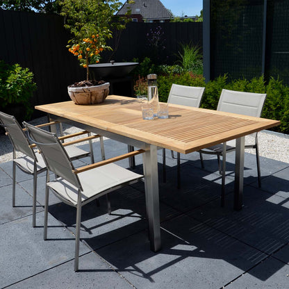 Uitschuifbare tuintafel Marmaris | Teakhout