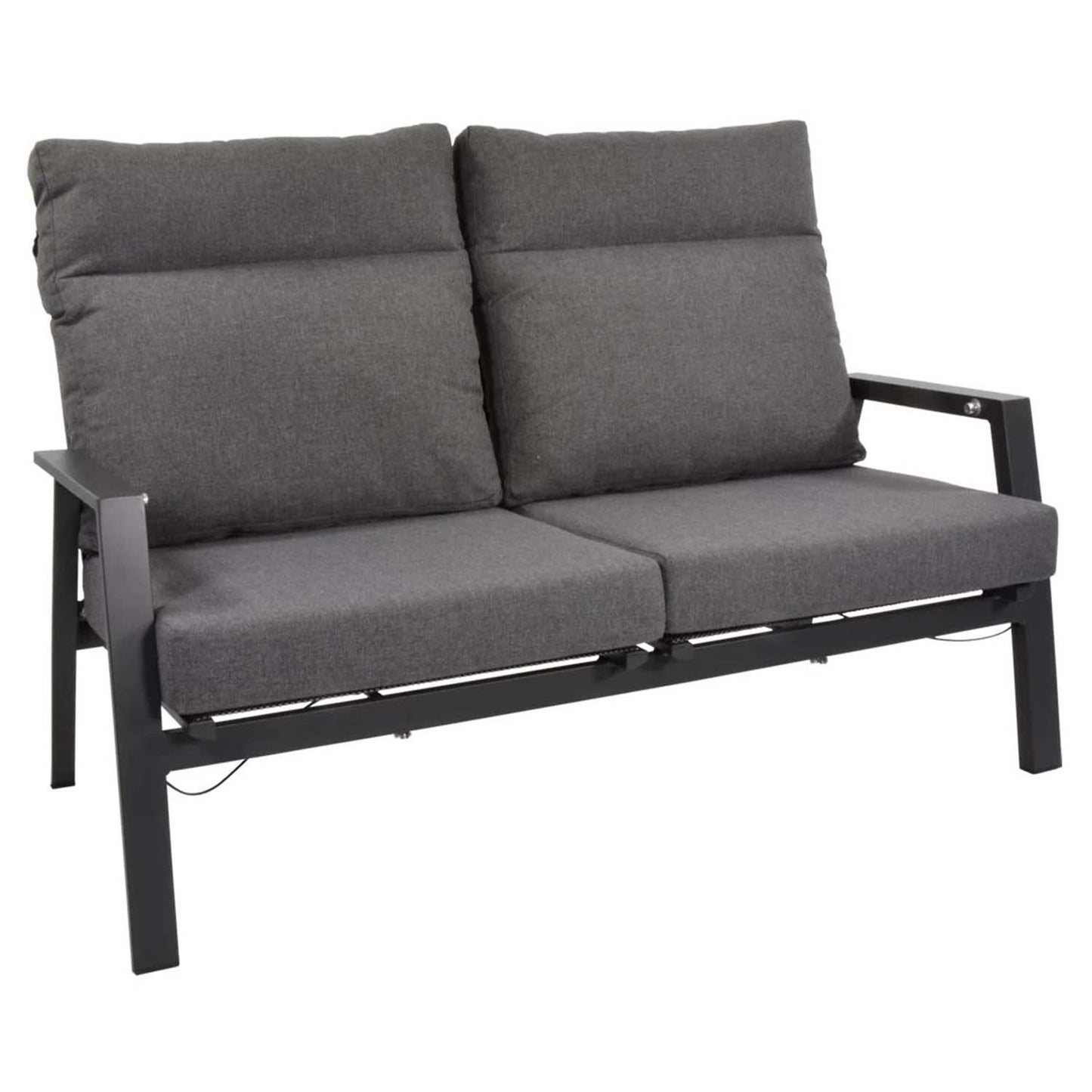 Loungebank Ohio | 2 & 3 zits | Grijs