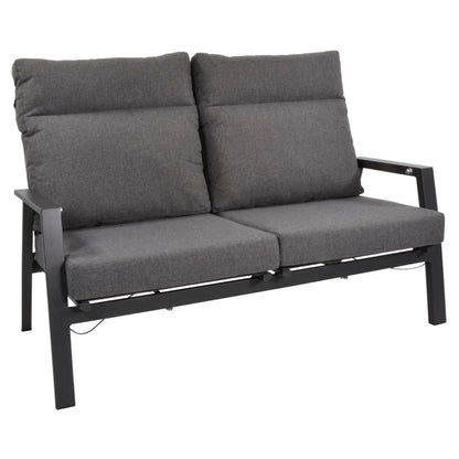 Loungebank Ohio | 2 & 3 zits | Grijs