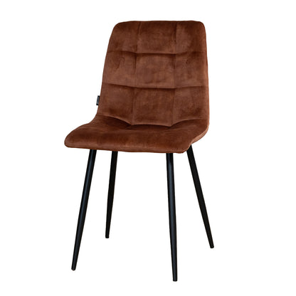 Eetkamerstoel Tess | Velvet Rust