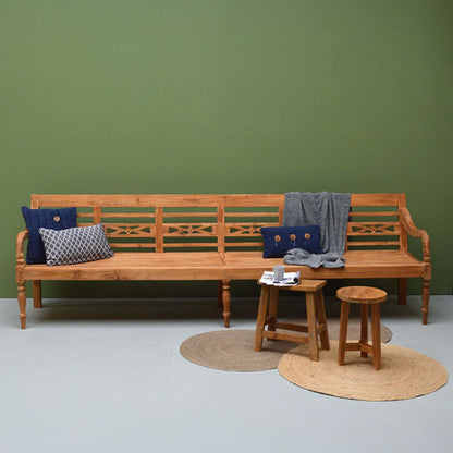 Tuinbank Station | Naturel Teakhout