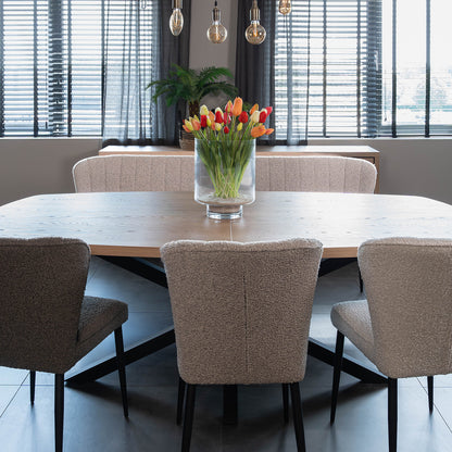 Eetkamerbank Fourty | Toffee Bouclé