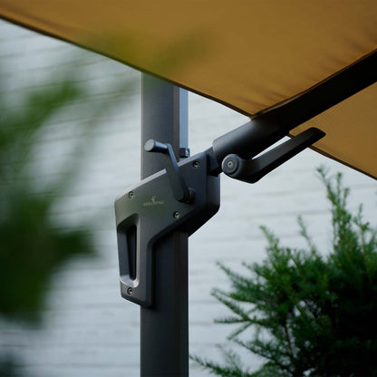 Zweefparasol VirgoFlex | 3 x 3 Meter | Vierkant | Ecru