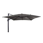 Zweefparasol VirgoFlex Edition | Grijs | 80+ UV Protection | 3 x 3 Meter | Vierkant